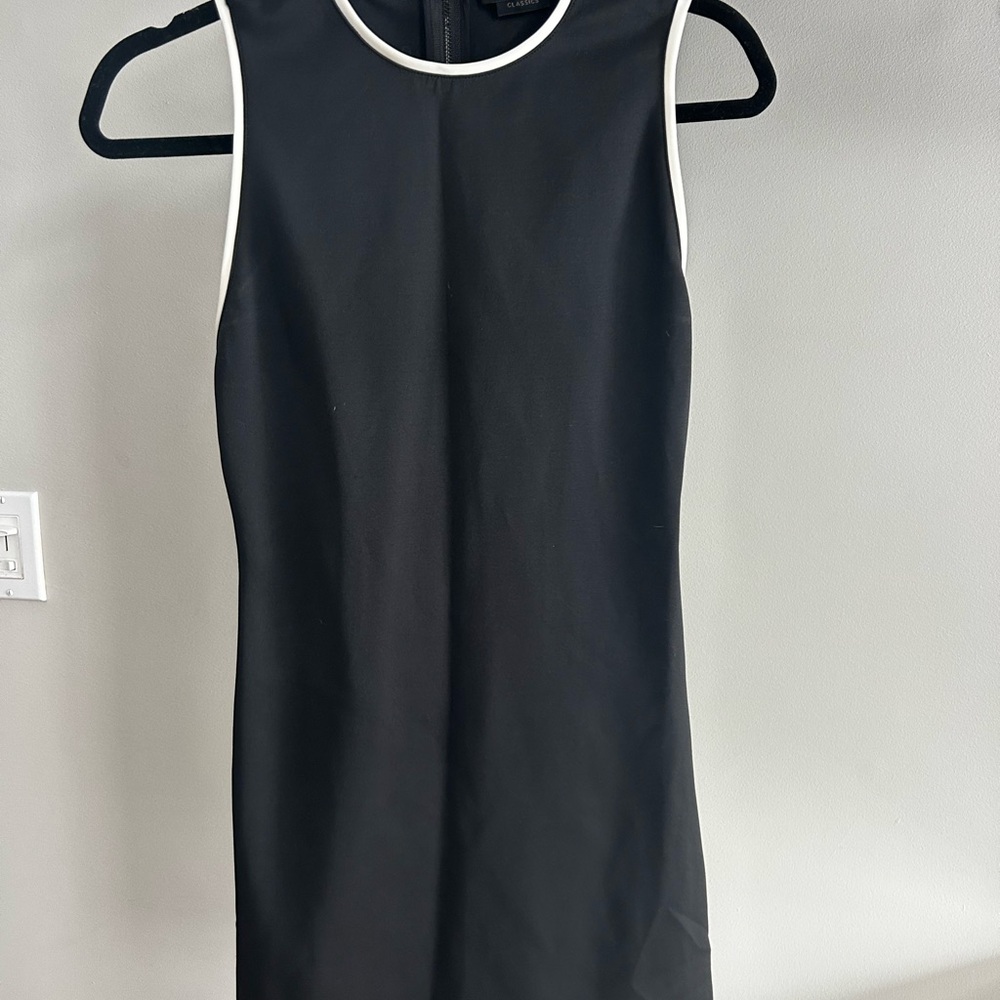 Alice + Olivia Black and White Mini Dress
